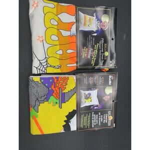 New Bucilla Happy Halloween Trick Or Treat Pillowcase Loot Bag 17”x23” /20”x30”